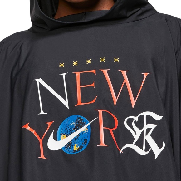 New York Water Repellent Hooded Running Poncho - Picture 4 of 16